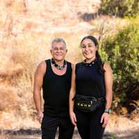 <p>Chris Foster and his daughter Mary Cardona-Foster
  
</p>