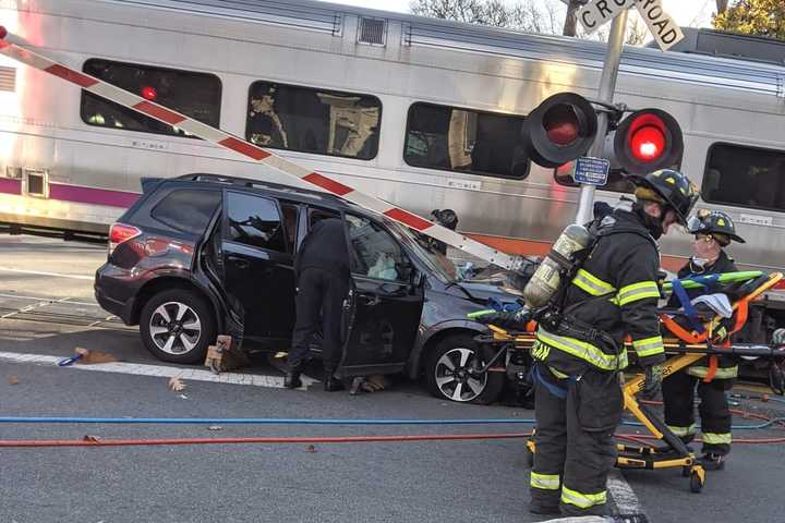 Firefighters Free Driver From Second Vehicle Hit By Train In Hackensack This Month