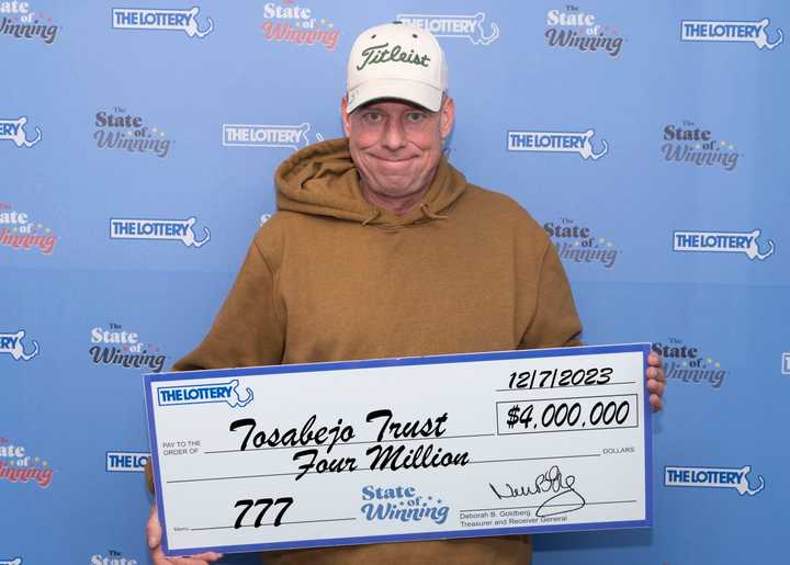 Tosabejo Trust of Tewksbury claimed the $4 million lottery prize.&nbsp; &nbsp; &nbsp;&nbsp;