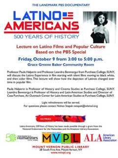 Mount Vernon Lecture Focuses On Latino Film Experience