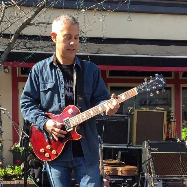 Joe Oriente rocks out at the 10th Annual Motorcycle Classic with Ridgewood&#x27;s Dads Night Band on Oct. 18.