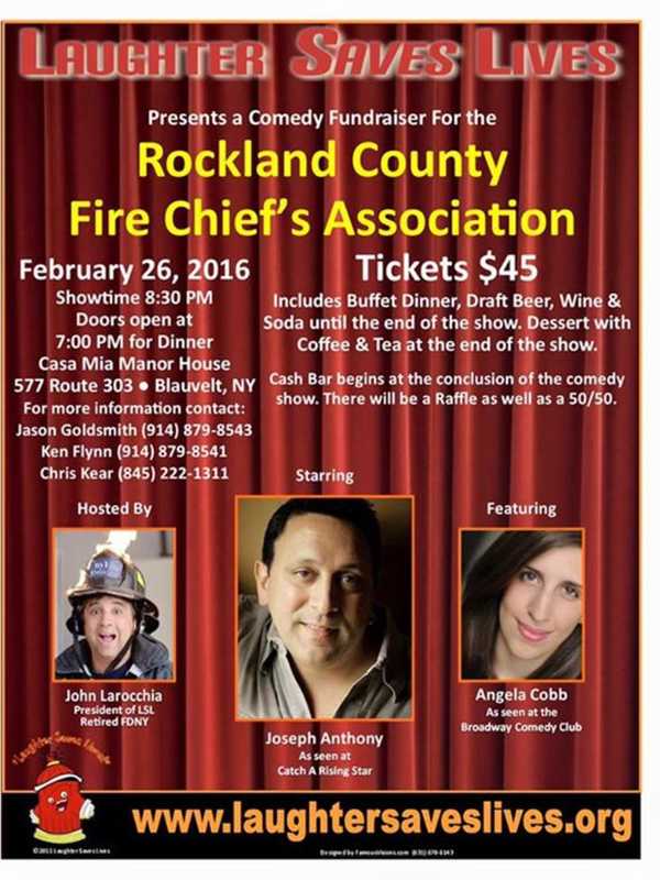 Comedy Fundraiser On Stage In Blauvelt