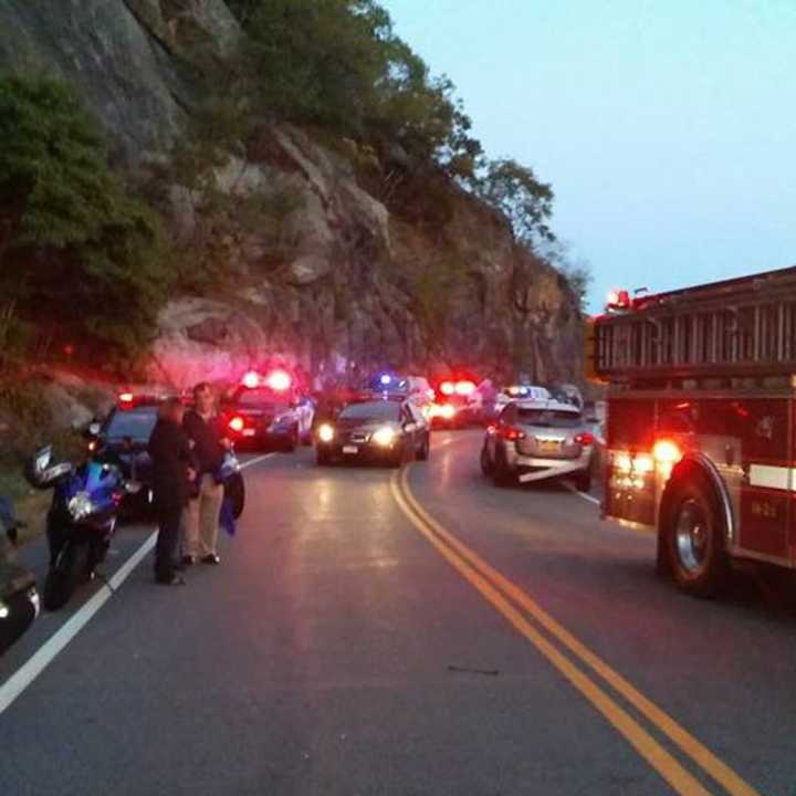 A motorcyclist is listed in critical condition following an accident on the Bear Mountain Bridge. 