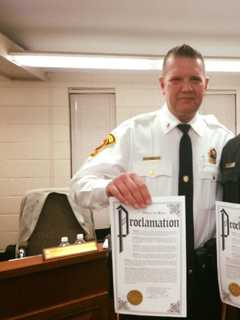 Haworth Mayor, Council Recognize 'Hero' Police Officer