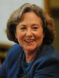 Mary-Jane Foster Makes Stop At Mayoral Forum At Bridgeport's Watermark