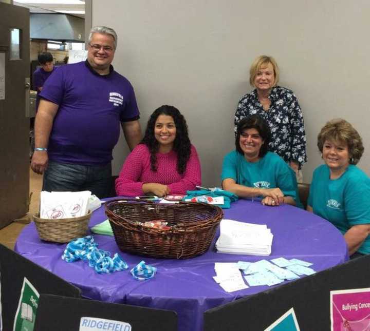 From left, Hugo Jimenez, Milena Zapateiro, Linda Apkarian, Jane Forte, and Lauren Larkin, who have all served on the committee. 