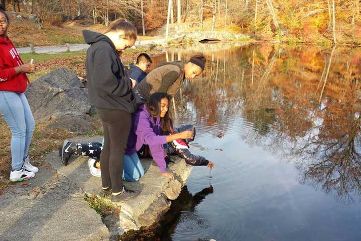 Peekskill Students Conduct Water Study Test On Lake Mitchell