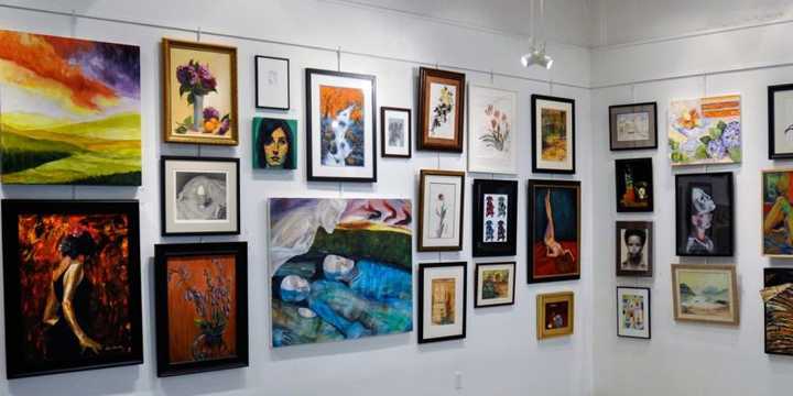 The White Plains Center for the Arts Gallary features six exhibits every year.