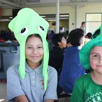 <p>Peekskill Middle School students wear crazy hats in honor of Spirit Week. </p>