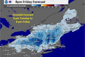 Snowfall From Merging Storms Now Expected In Wider Part Of Region