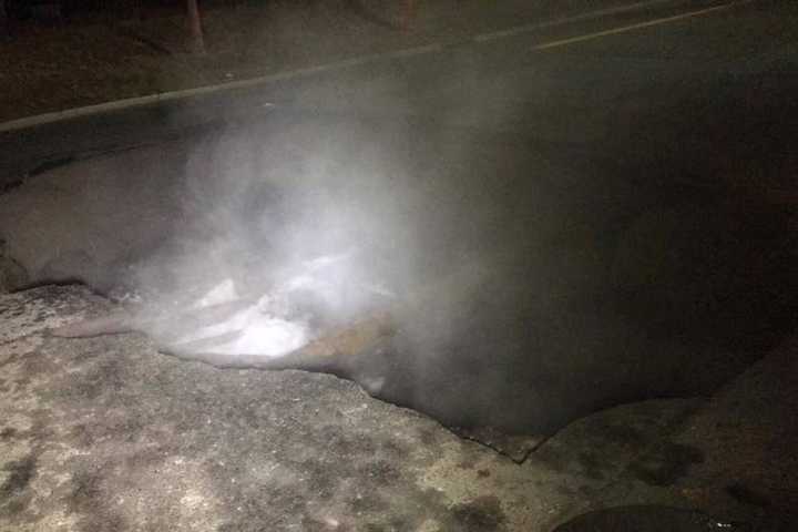 Sinkhole Closes Marble Avenue In Pleasantville