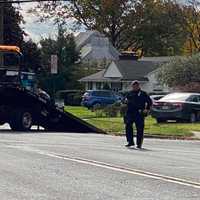 <p>The sedan got the worst of it in the crash on Summit Avenue in Hackensack.</p>