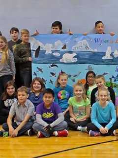 Haskell Elementary School Students Show Off Art Skills