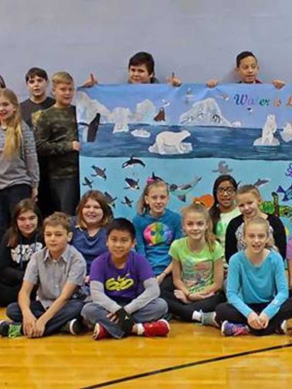 Haskell Elementary School Students Show Off Art Skills