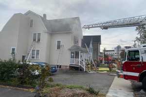 Dog Rescued After House Fire Breaks Out In Milford