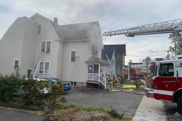 Dog Rescued After CT House Fire Breaks Out