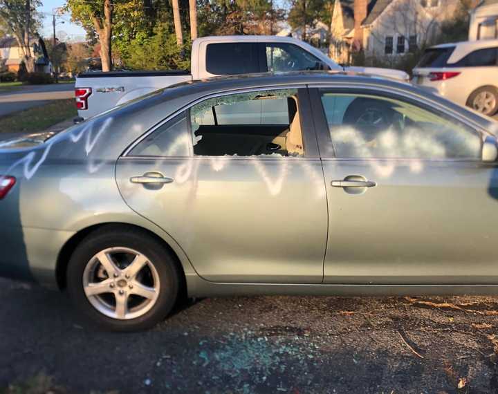 A Pequannock Township man is offering a cash reward of $500 for information that leads to the arrest and conviction of a perp who vandalized his son’s vehicle earlier this week.