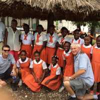 <p>North Haledon pilot and minister Andrew Topp, far right, is remembered for his humanitarian work in Haiti.</p>