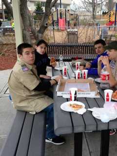 Wood-Ridge Scout Collecting Lunches For Homeless