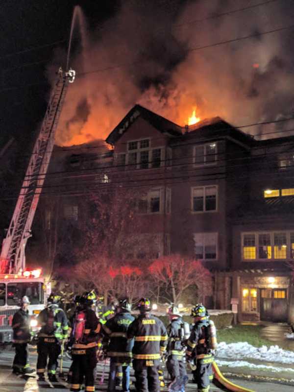 Huge Fire Rages At Norwalk Condo Complex