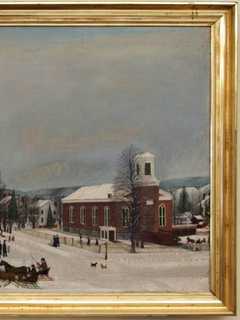 Grinnell Library Displays Painting Of Vintage Wappingers Falls New Year's