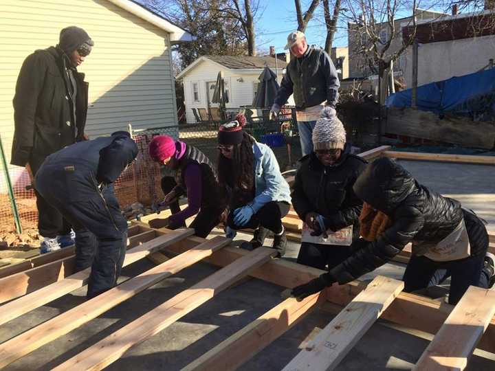 Habitat for Humanity volunteers started work over the weekend to build a new three-bedroom house on a vacant lot in Haverstraw.