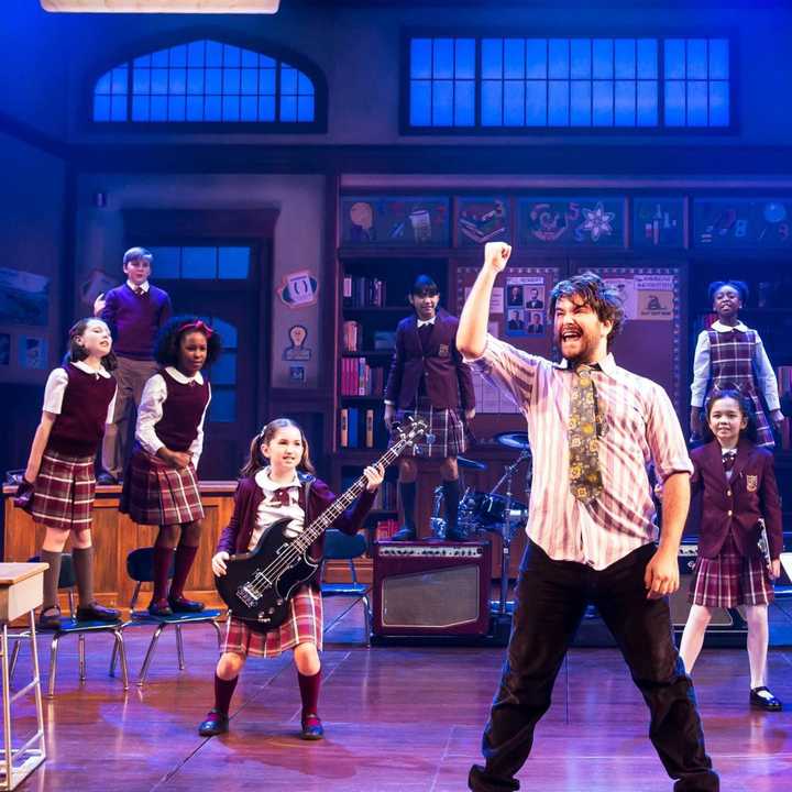 School of Rock the Musical is currently running at the Winter Garden Theater on Broadway between 50th and 51st.