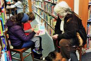 Rutherford's Rodney The Dog Listens To Children Read
