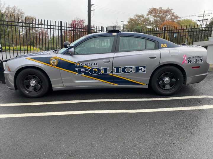 A cruiser for the Township of Ocean (NJ) Police Department.