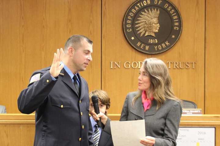 Ossining Police Department Promotes One, Hires Three