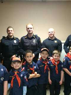 Ramsey Cubs Scouts Pay A Visit To Local Police Station