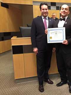 Rockland County Legislators Present Award To Man Who Gave To Homeless