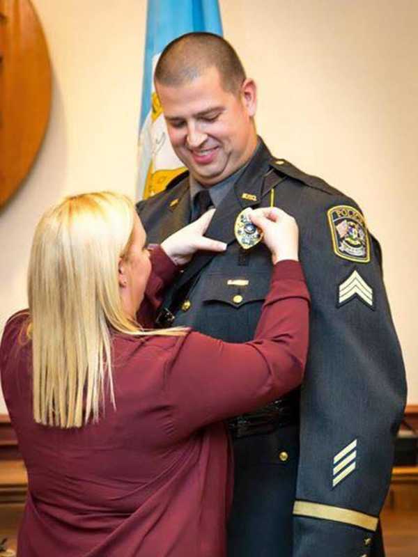 Weston Police Promote Travis Arnette To Sergeant