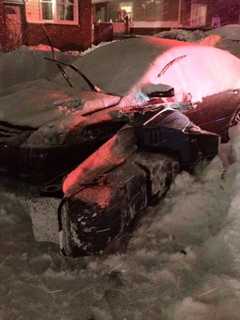 Suffern Man Crashed Snowmobile Into Police Car, Cops Say