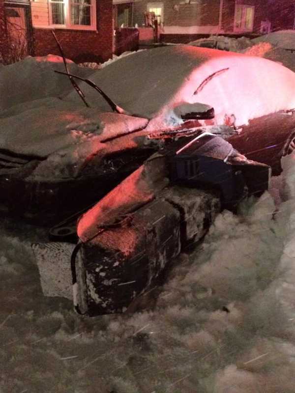 Suffern Man Crashed Snowmobile Into Police Car, Cops Say