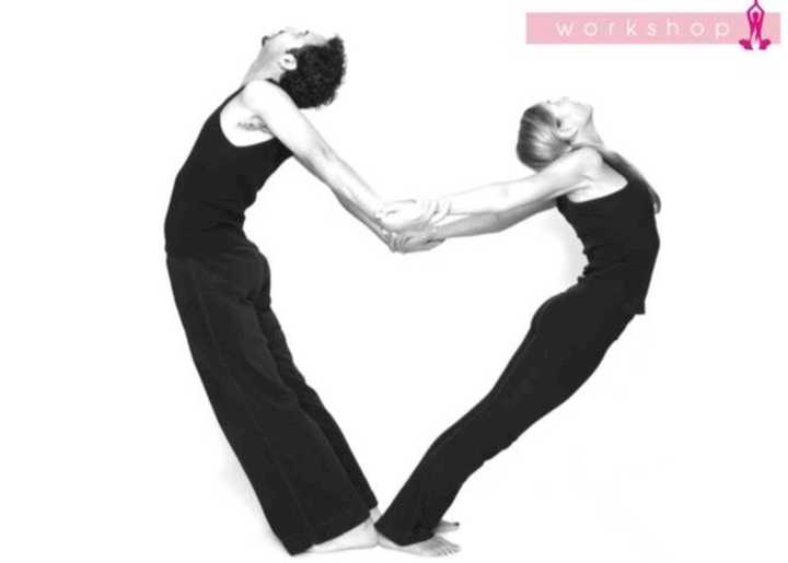 Practice postures with your partner on Valentine&#x27;s Day in Glen Rock.