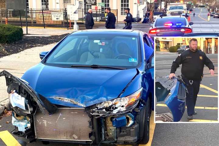 Hoboken-Bound Train Hits Car At RR Crossing