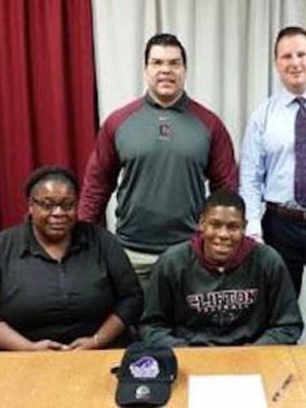 Clifton Football Player Chooses Stonehill