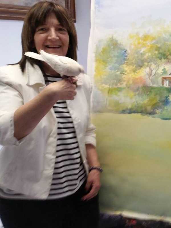 Ridgefield Park Artist Paints Oradell's Blauvelt Mansion