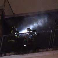 <p>No serious injuries were immediately reported in the blaze.</p>