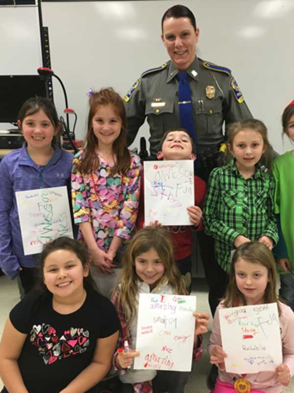 State Police Trooper Talks Bullying With New Fairfield Girl Scouts