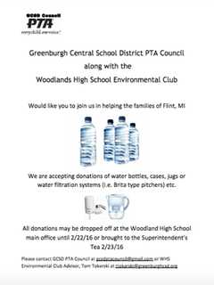 Greenburgh PTA Council, Students Call For Water Donations For Flint