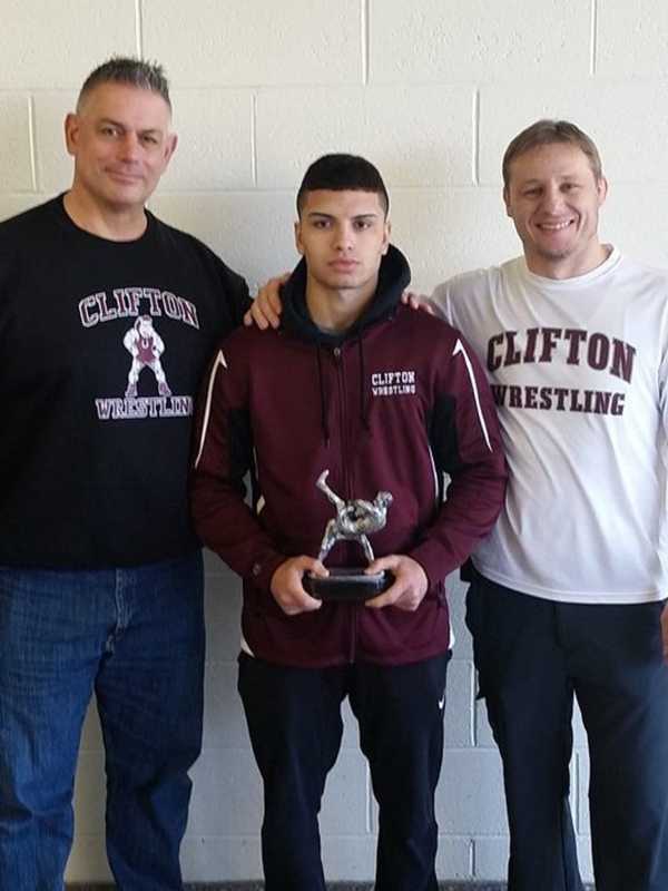 Clifton Wrestler Breaks School Record