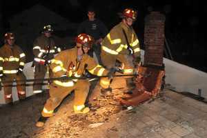 Allendale Firefighters Continue Training at Acquired Borough Home