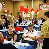 <p>The dinner honoring vets at North Rockland High School.</p>