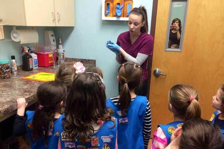 PHOTOS: Daisy Troop Tours Franklin Lakes Animal Hospital