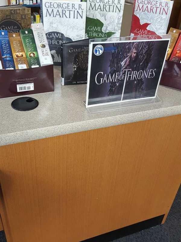 Paterson Library Highlights Game Of Thrones