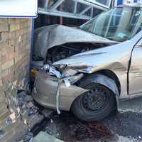 <p>A driver who lost control of his car slammed into the Goodyear Tire Store on Route 59 over the weekend.</p>