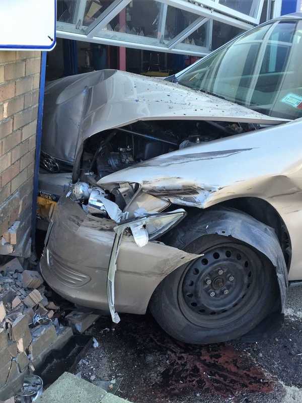 Car Slams Into Building On Route 59 In Ramapo