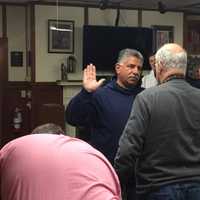 <p>Two members of the Nichols Fire Department, Ray Franko Jr. and Gary Pugliese, were recently sworn in as Captains.</p>